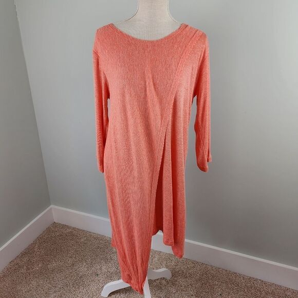 UMGEE ASYMMETRICAL FAUX WRAP DRESS SIZE LARGE - Picture 1 of 6